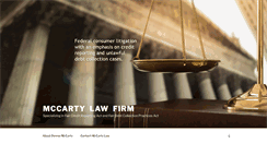 Desktop Screenshot of dennismccartylaw.com